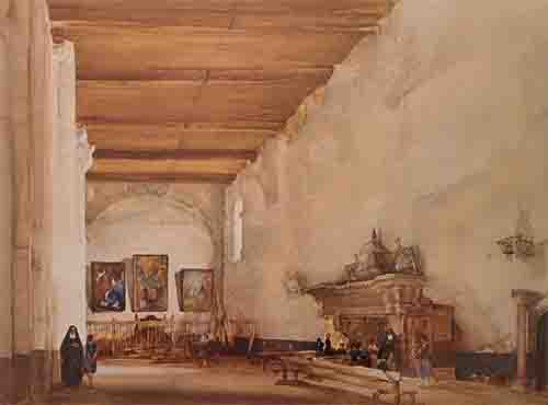 russell flint nuns class la charite, print russell flint nuns class la charite, print
