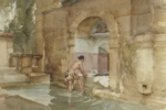russell flint bath of Susanna