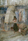 sir william russell flint cecilia original watercolour