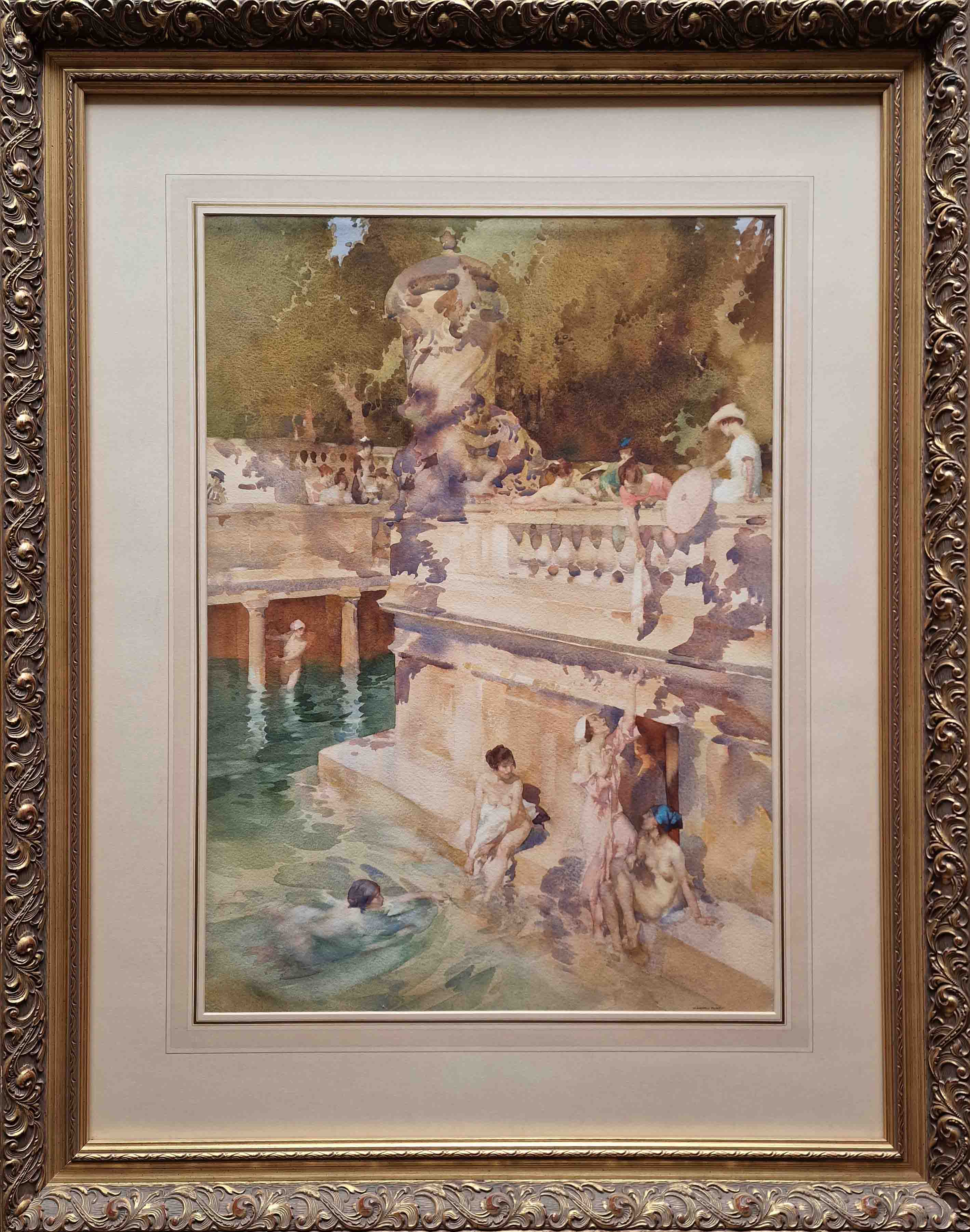 original watercolour, The Hedonists, sir william russell flint