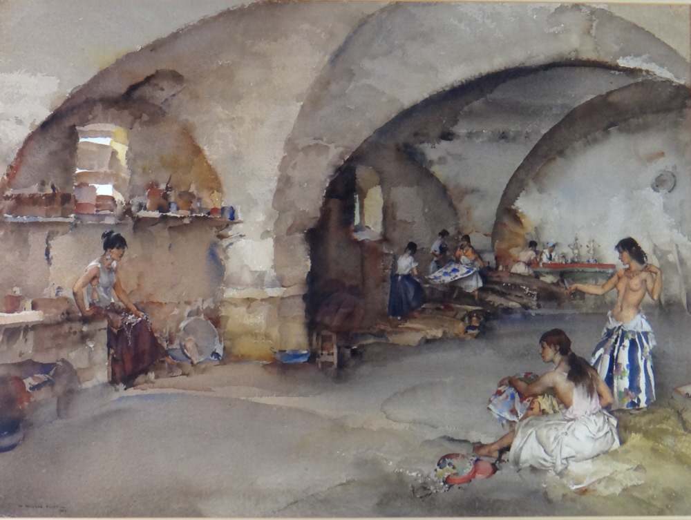la cave Voutée, originals watercolour