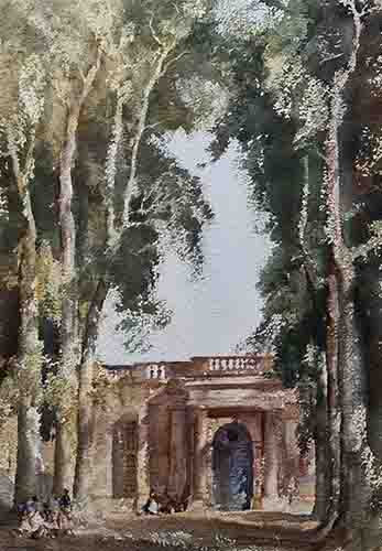 russell flint, original, paintings, versailles, France versailles, France