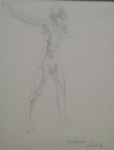 sir william russell flint original original pencil nude 1