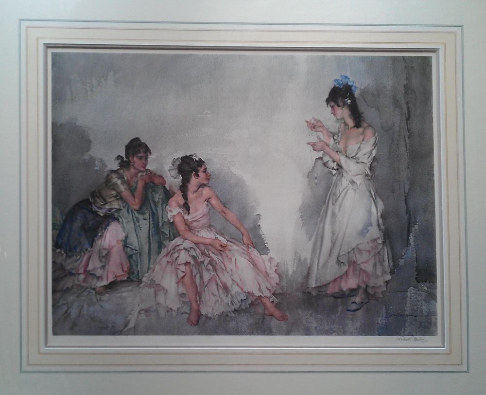 russell flint, Signed Limited Edition Print, the Pendant russell flint, The Pendant