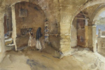 sir william russell flint original portovenere, Italy