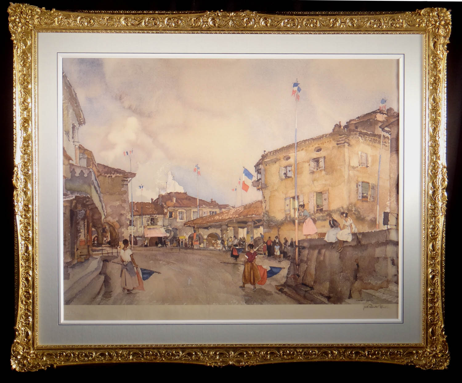 russell flint, le Quatorze Juillet, signed limited edition print