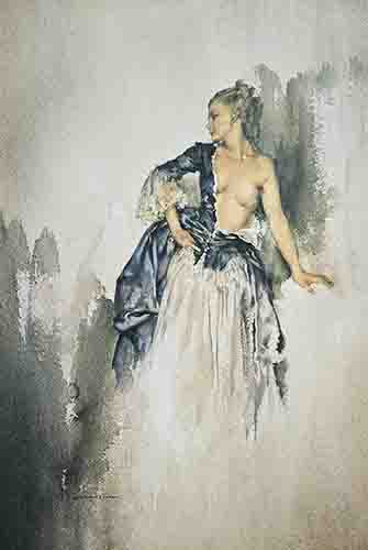 sir russell flint, Ray , print russell flint Ray , print