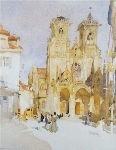 sir william russell flint Semur en Auxois calendar print