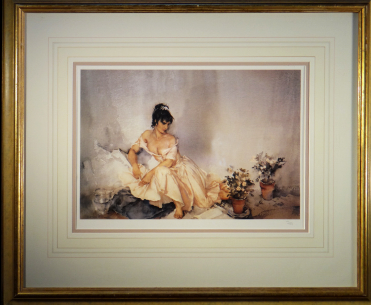 russell flint, signed limited edition print sensitive plants russell flint, signed limited edition print, sensitive plants