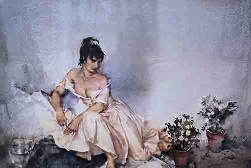 russell flint Sensitive Plants limited edition, print sir william russell flint Sensitive Plants, print