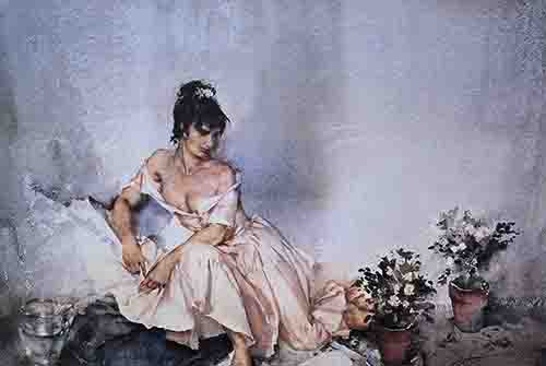 sir william russell flint Sensitive Plants, print