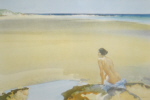 russell flint signed print Araminta 