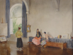 russell flint, conversation piece