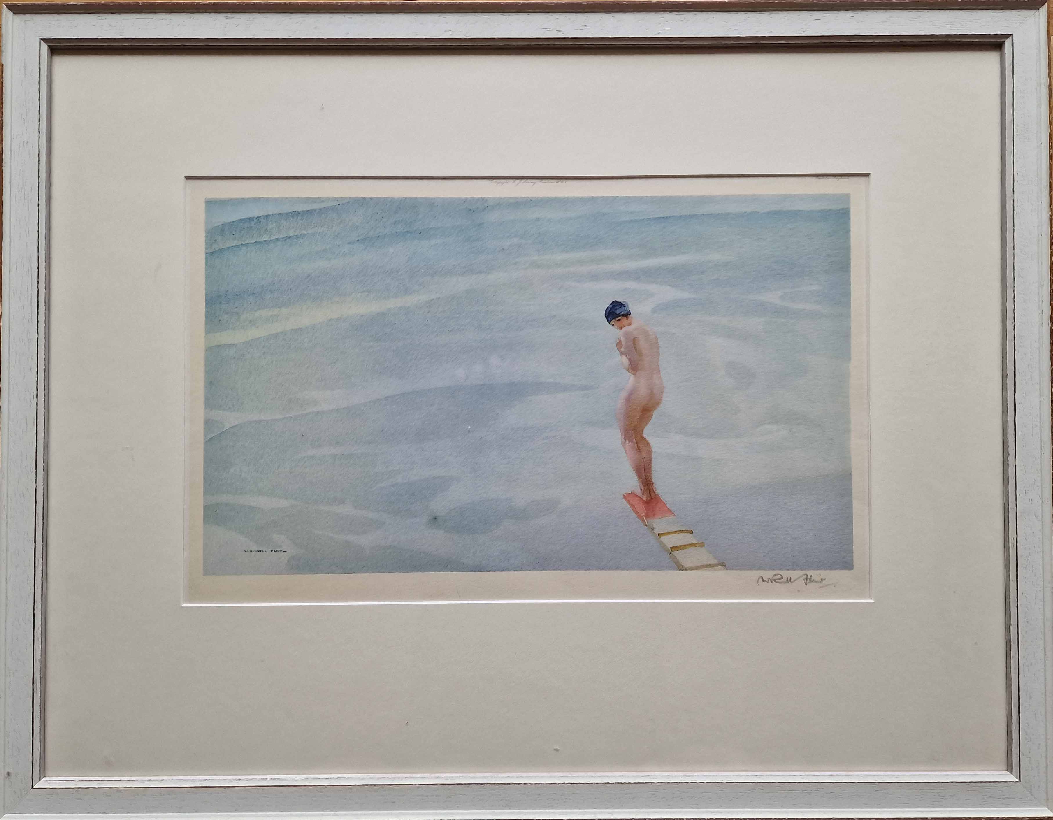 signed limited edition print, The Springboard, sir william russell flint