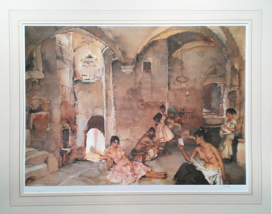 russell flint symposium at Lucenay, print