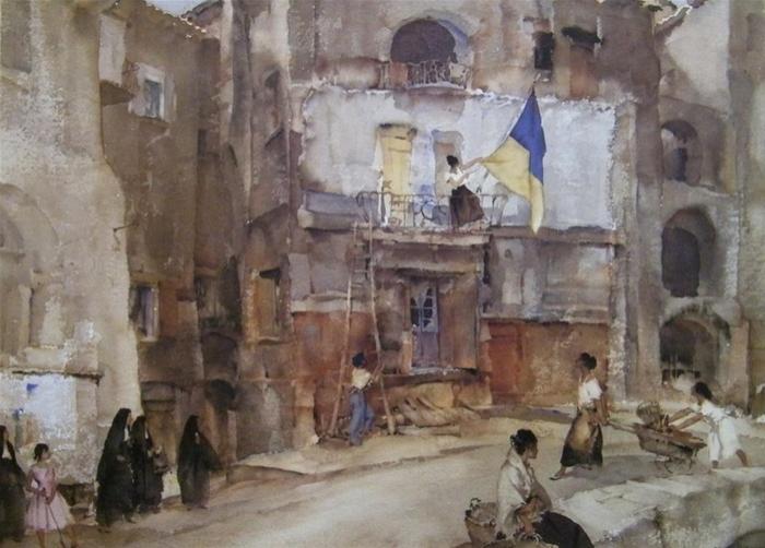 sir william russell flint town flag sospel