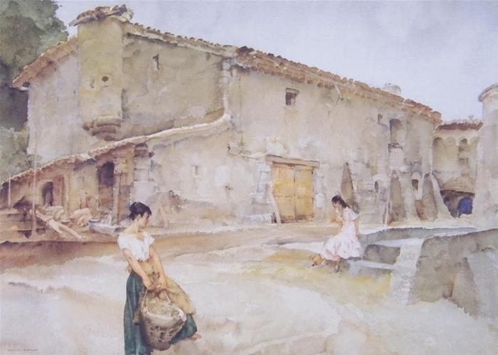 sir william russell flint unexpected Spaniard print