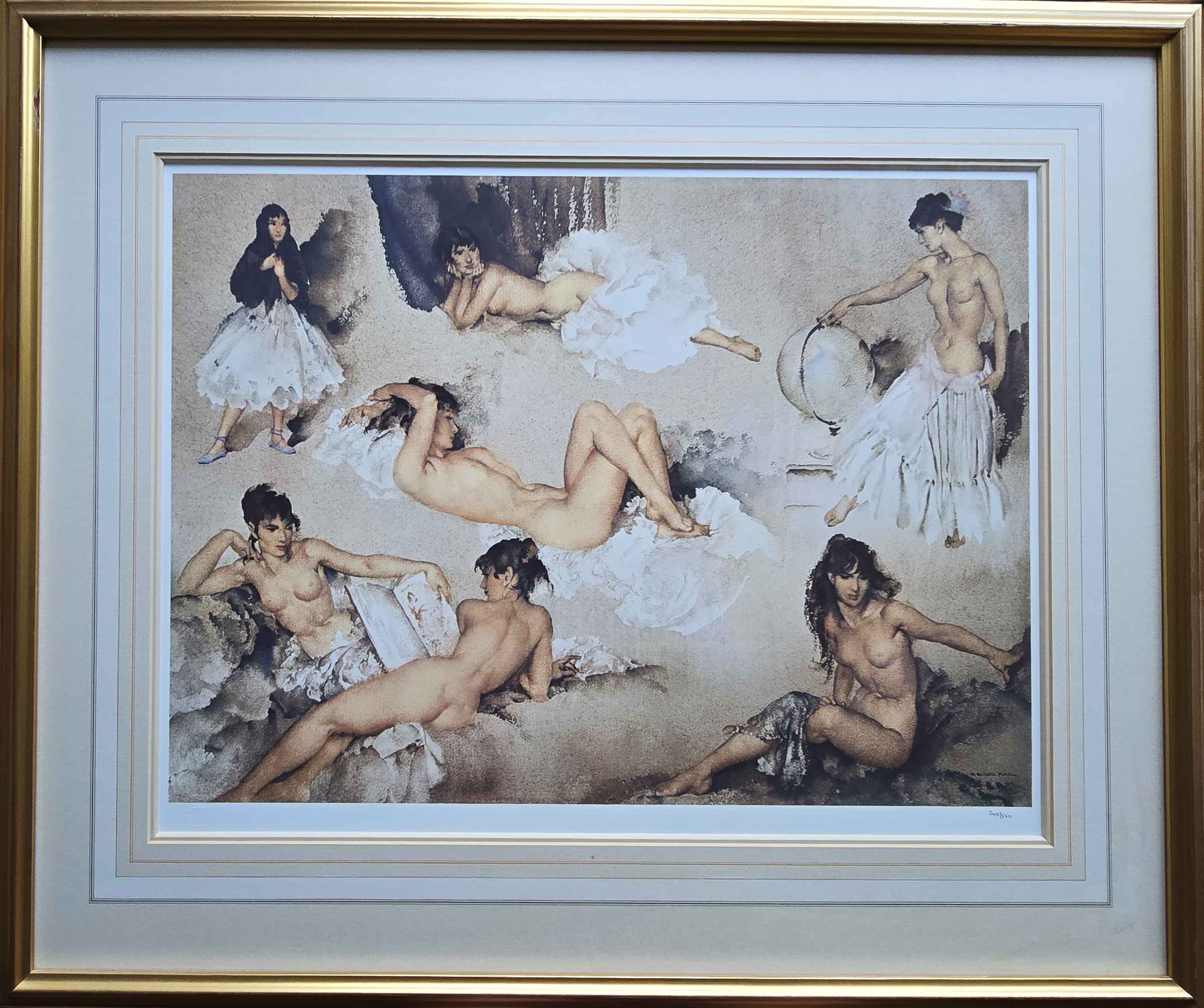 russell flint, Variations II, print