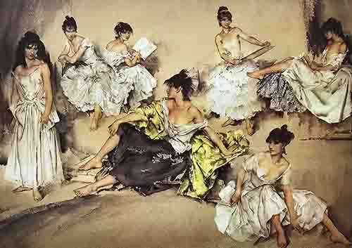 sir william russell flint Variations III limited edition print