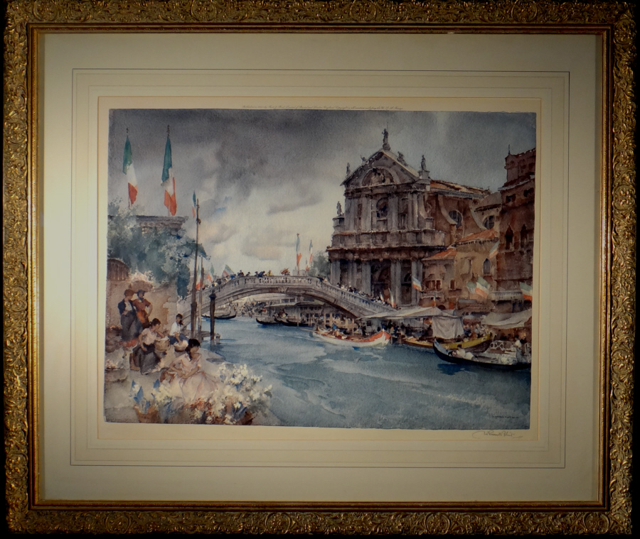 russell flint, Venetian Festival, print
