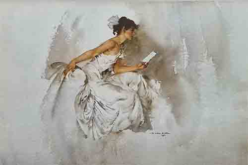 russell flint, Vignette, print russell flint, Vignette
