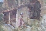 sir william russell flint wishing well calendar print